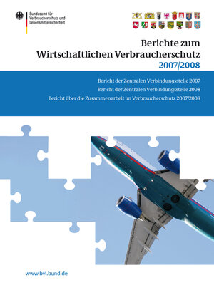cover image of Berichte zum Wirtschaftlichen Verbraucherschutz 2007 und 2008